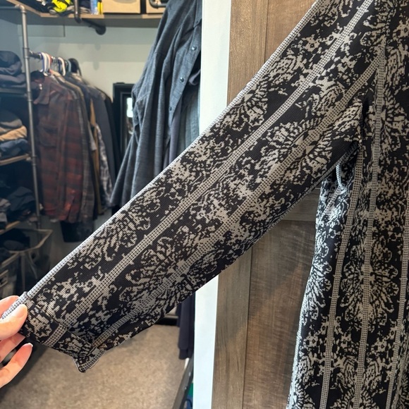 Misook Tailored Fit Two-Tone Jacquard Knit Jacket XL - Picture 9 of 13